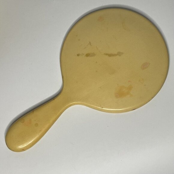 Vintage Vanity Set 3 pieces Hand Mirror, Box Container Powder with Lid - Picture 10 of 16